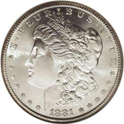 1881-S S$1 MS68 NGC. A stellar representative for the