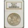 Image 1 : 1882-O/S S$1 MS63 NGC. VAM-4. A Top-100 Variety. A dia