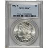 Image 1 : 1882-S S$1 MS67 PCGS. An essentially brilliant Superb