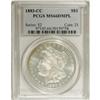 Image 3 : 1883-CC S$1 MS66 Deep Mirror Prooflike PCGS. This beau