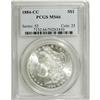 Image 1 : 1884-CC S$1 MS66 PCGS. Well struck with dizzying cartw