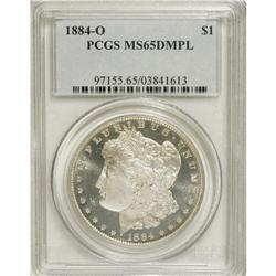 1884-O S$1 MS65 Deep Mirror Prooflike PCGS. One of the