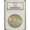 Image 1 : 1884-S S$1 AU58 NGC. Ample luster is retained on light