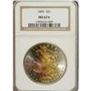 Image 3 : 1885 S$1 MS67 S NGC. Much of the obverse is toned wit