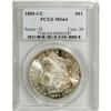 Image 1 : 1885-CC S$1 MS64 PCGS. Rich fire-red shades endow the