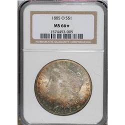 1885-O S$1 MS66 S NGC. It is easy to see why the NGC