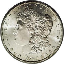 1885-S S$1 MS66 PCGS. The 1885-S is an issue that is s