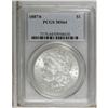 Image 1 : 1887/6 S$1 MS64 PCGS. VAM-2. A Top 100 Variety. The un