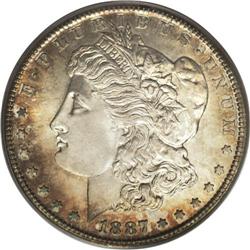 1887-S S$1 MS66 PCGS. Despite a respectable mintage of