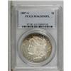 Image 1 : 1887-S S$1 MS63 Deep Mirror Prooflike PCGS. Highly ref