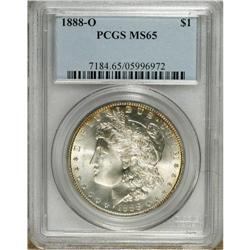 1888-O $1 MS65 PCGS. PCGS Population (1386/148). NGC C