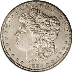 1889-CC S$1 AU50 NGC. The 1889-CC is one of the keys t