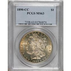 1890-CC S$1 MS63 PCGS. The near brilliant reverse of t