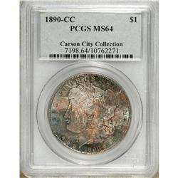 1890-CC S$1 MS64 PCGS. A brilliant reverse gives way t