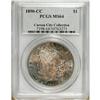 Image 1 : 1890-CC S$1 MS64 PCGS. A brilliant reverse gives way t