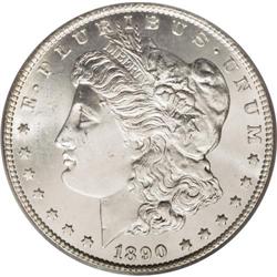 1890-CC S$1 MS65 PCGS. Showing all of the necessary ch