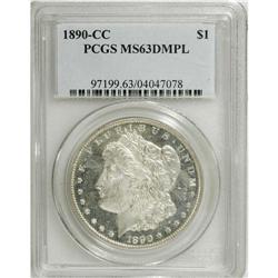 1890-CC S$1 MS63 Deep Mirror Prooflike PCGS. VAM-3. Th