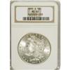 Image 1 : 1890-S S$1 MS65 NGC. Bright, satiny luster, but typica