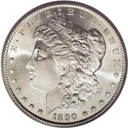 1890-S S$1 MS66 PCGS. Blazing luster brightens this bo