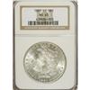 Image 1 : 1891-CC S$1 MS63 NGC. Pleasing luster issues from ston