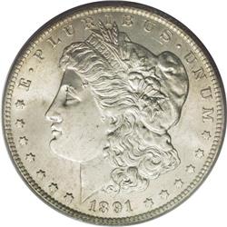 1891-CC S$1 MS65 PCGS. VAM-3. A Top 100 Variety. The s