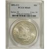Image 3 : 1891-CC S$1 MS65 PCGS. VAM-3. A Top 100 Variety. The s
