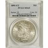Image 3 : 1891-CC S$1 MS65 PCGS. VAM-3. A Top 100 Variety. The S