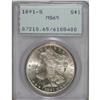 Image 1 : 1891-S S$1 MS65 PCGS. Excellent luster and sharply str