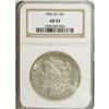 Image 1 : 1892-CC S$1 AU53 NGC. An affordable, lightly circulate