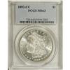 Image 1 : 1892-CC S$1 MS63 PCGS. This semi-prooflike piece has a