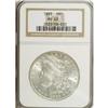 Image 1 : 1893 S$1 MS63 NGC. Virtually colorless with only a lig