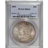 Image 1 : 1893 S$1 MS64 PCGS. This lustrous low mintage Morgan d