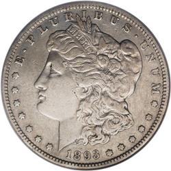 1893-S S$1 --Improperly Cleaned--NCS. VF Details. The c