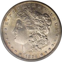 1894 S$1 AU58 NGC.