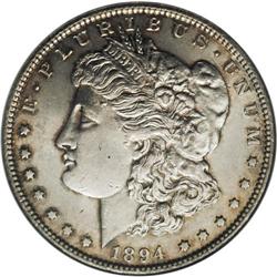 1894 S$1 MS60 NGC. This coin is head and shoulders fin