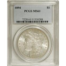 1894 S$1 MS61 PCGS. Only 110,000 business strikes of t