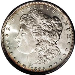 1894 S$1 MS64 PCGS. Ex: Mike Casper Collection. Purcha