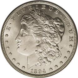 1894-O S$1 MS63 PCGS. Apparently most of the 1.72 mill