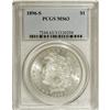 Image 2 : 1896-S S$1 MS63 PCGS. At first glance, this piece app