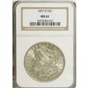 Image 1 : 1897-O S$1 MS61 NGC. Fully lustrous with a light golde