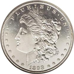 1898 S$1 MS67 Prooflike NGC. NGC and PCGS have certifi