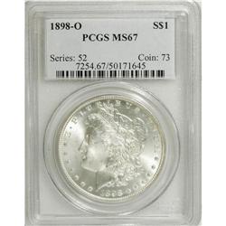 1898-O S$1 MS67 PCGS. Well struck for a New Orleans Mi