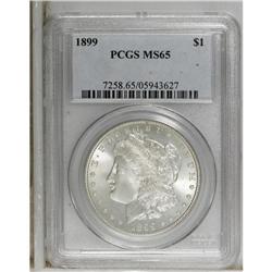 1899 S$1 MS65 PCGS. A crisply struck, faintly toned, a