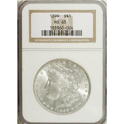 1899 S$1 MS65 NGC. Perhaps nearly half of the 330,000-