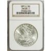 Image 1 : 1899-O S$1 MS67 NGC. Brilliant surfaces display a sati