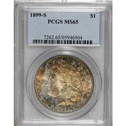 1899-S S$1 MS65 PCGS. The 1899-S dollar is a scarcer,