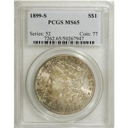 1899-S S$1 MS65 PCGS. VAM-7. A Top 100 Variety. Lovely