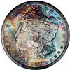 Image 1 : 1900-O S$1 MS67 NGC. Well struck with rich, deep rainb