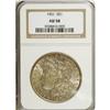 Image 1 : 1901 S$1 AU58 NGC. The coruscating mint luster is esse