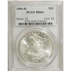 1901-O S$1 MS66 PCGS. Bright and brilliant, with inten
